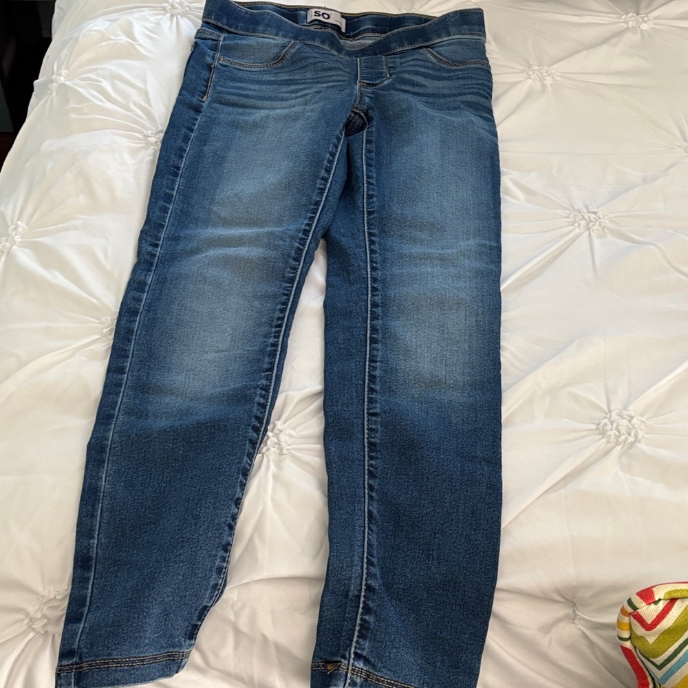 SO girls Classic Blue Jean Jeggings